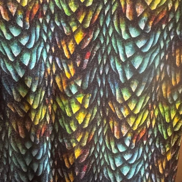 Bums & Roses Scale Pattern RuffleDress - Picture 2 of 5